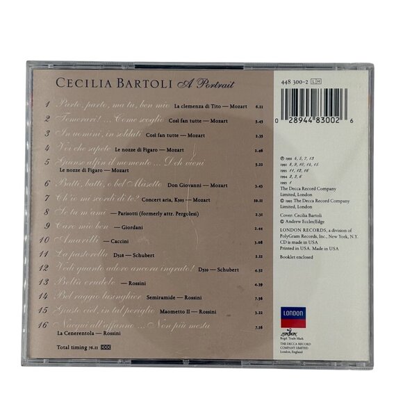 Cecilia Bartoli "A Portrait" CD Album London Digital Classical Music Compilation - Picture 3 of 3